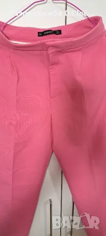 Zara розов панталон S размер  , снимка 6 - Панталони - 48638939