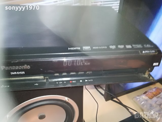 ПОРЪчАНО-panasonic dmr-eh535 hdd///dvd recorder-usb/hdmi-внос германия, снимка 12 - Плейъри, домашно кино, прожектори - 29624255