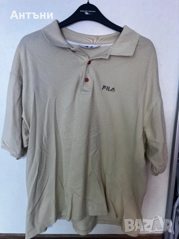 Кремообразно поло с къс ръкав