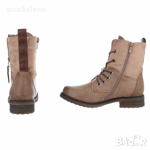 Дамски боти с връзки в употребяван вид, 4цвята , снимка 14 - Дамски боти - 51431170