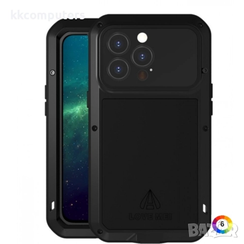 Apple iPhone 13 Pro Max LOVE MEI Удароустойчив/Водоустойчив Калъф и Протектор