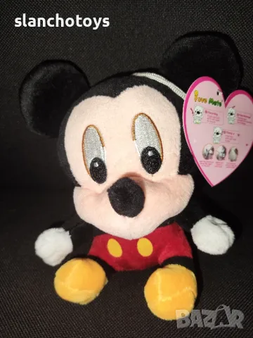 Записващ Мики Маус, с подаръчна кутия и плюшена раничка.