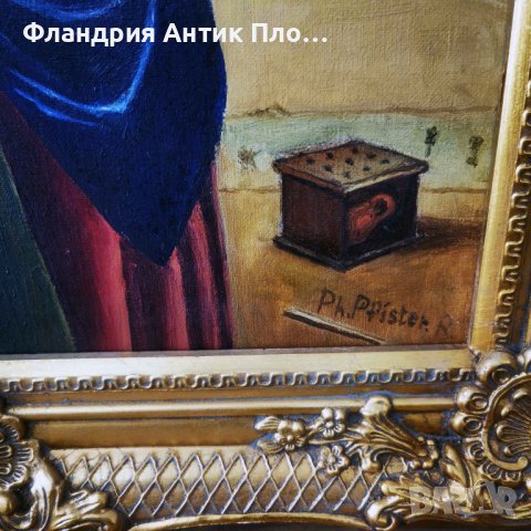 Репродукция "Млекарката", Вермеер, снимка 2 - Картини - 37095192