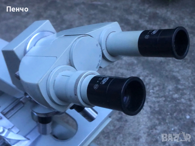 стар професионален микроскоп "CARL ZEISS JENA" - Germany DDR, снимка 15 - Антикварни и старинни предмети - 41317641