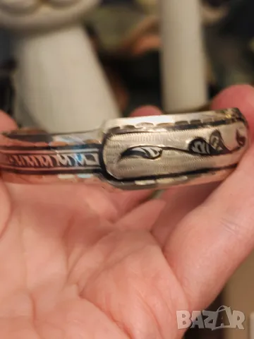 Ниело руска сребърна гривна , снимка 7 - Гривни - 49884636