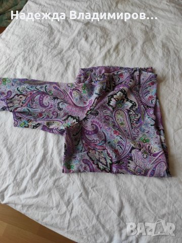 Копринена блуза с асиметрични ръкави, снимка 4 - Блузи с дълъг ръкав и пуловери - 33933667