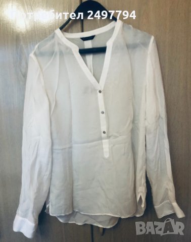 Копринена блуза Massimo Dutti
