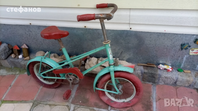 Ретро руско детско колело с дебели гуми, снимка 2 - Колекции - 52618312