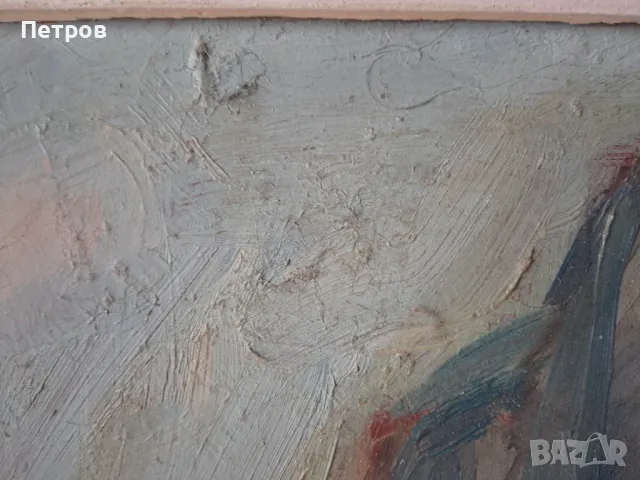 картина на Петър Доев 60/46 см, снимка 4 - Картини - 47311333