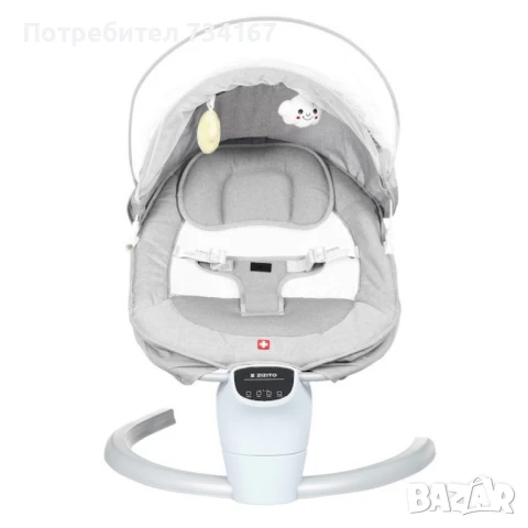 Бебешки шезлонг Zizito, Aspen, Вибриращ, снимка 10 - Детски шезлонги - 51326263