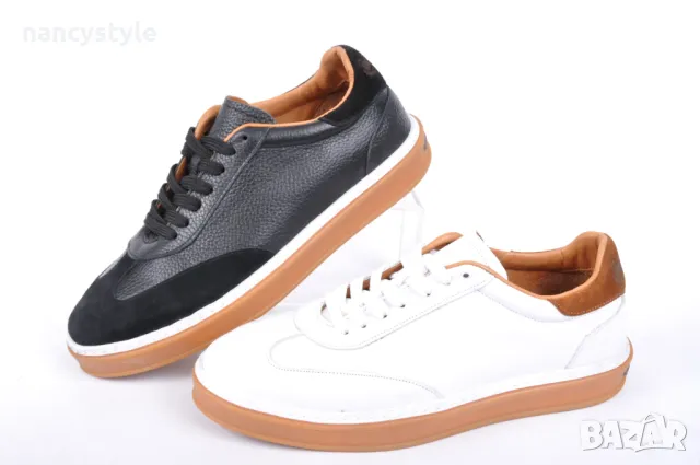НОВО! Спортни мъжки обувки от естествена кожа - Два цвята