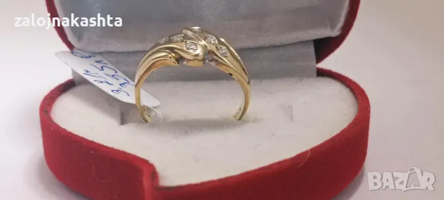 Златен пръстен-3,21гр/14кр, снимка 4 - Пръстени - 48444134