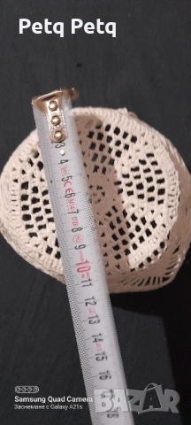 ръчно плетена купа , снимка 4 - Антикварни и старинни предмети - 52392535