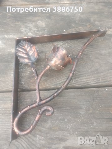 Етажерки , рафтове , стойки , конзоли и рафтоносачи от ковано желязо, снимка 14 - Други - 44395572