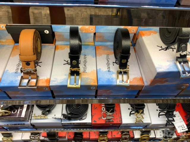 колани от естествена кожа в кутия tommy hilfiger hugo boss emporio armani , снимка 8 - Колани - 50999443