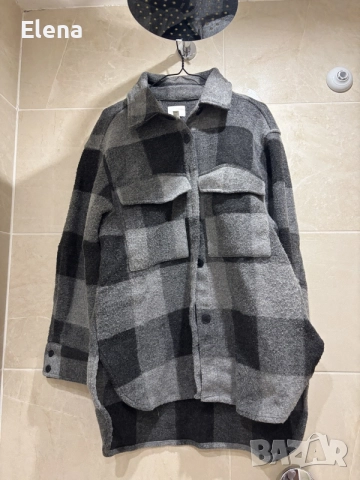 Сиво яке риза H&M