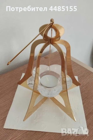 Коледен свещник Holmegaard 2008 г., снимка 2 - Други ценни предмети - 53062738