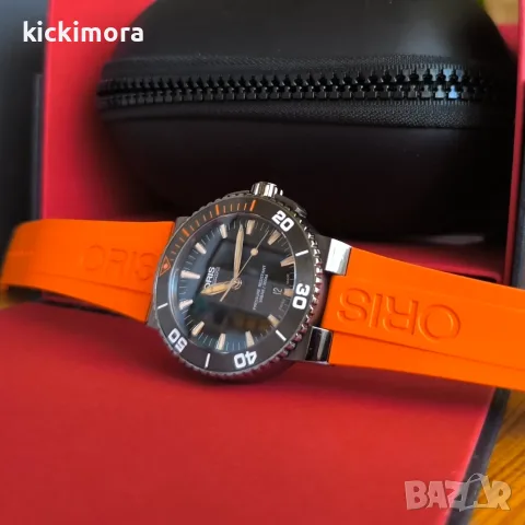 Oris Aquis Date 01 733 7653 4259-07 4 26 32GEB, снимка 2 - Мъжки - 55853047