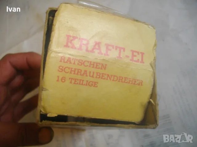 НОВА НЕМСКА РЕТРО ВИНТИДЖ ТРЕСЧОТЪЧНА ОТВЕРТКА С БИТОВЕ И ТОРСОВЕ ГЕДОРЕ КОМПЛЕКТ 16 БРОЯ ЧАСТИ, снимка 5 - Гедорета - 49765563