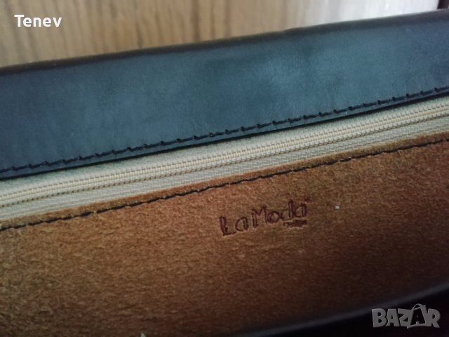 La Moda Design Vintage естествена кожа дамска чантичка винтидж , снимка 7 - Чанти - 39529054