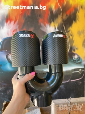 Накрайници Акрапович 100мм, ауспух, генерация, acrapovic, накрайник bmw