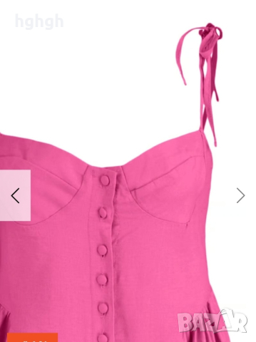  Нов Ленен дамски гащеризон Trendyol, снимка 13 - Гащеризони - 44553387