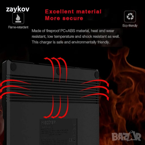 MiBOXER 18650 Зарядно устройство за батерии, 8-отсечно интелигентно зарядно устройство, снимка 5 - Друга електроника - 44810441