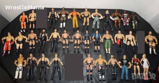 34 Кеч Фигури Lita/Lana/Test/D-Von Dudley/Samoa Joe/The Undertaker/Shane Douglas/The Miz/Seth Rollin