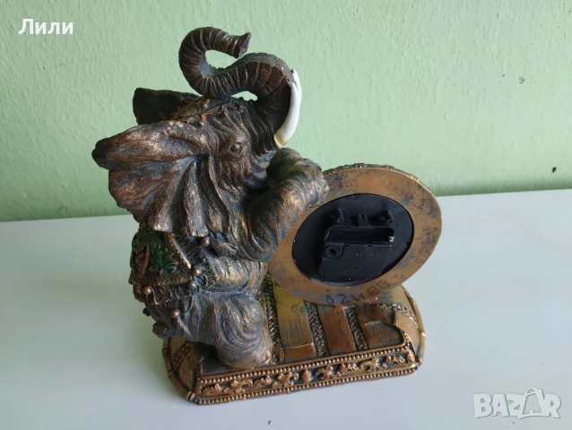 Настолен часовник със слон, снимка 3 - Други - 51132110