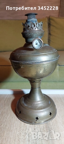 лампа газена месинг , снимка 4 - Антикварни и старинни предмети - 52324891