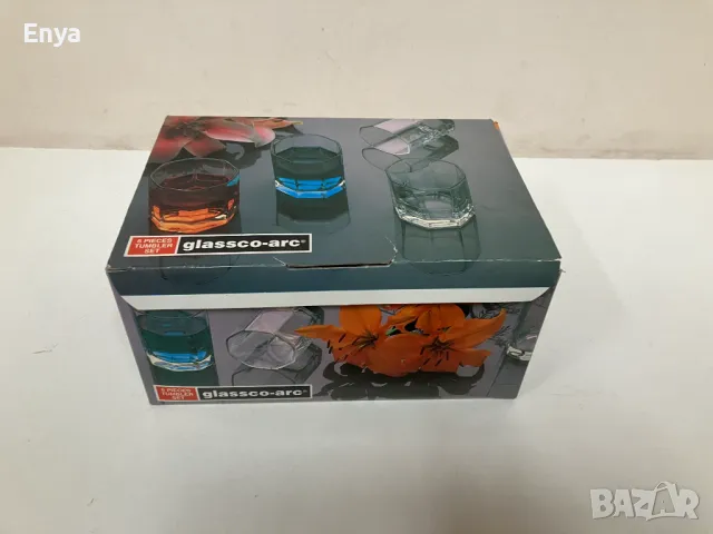 Чаши за аперитив - 6 бр., многостенни - с кутия, снимка 2 - Чаши - 49545268