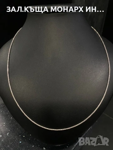 Сребърно колие, снимка 4 - Колиета, медальони, синджири - 51185824