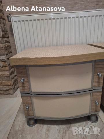 Продавам Спалня тапицирана и нощни щкафчета, снимка 5 - Спални и легла - 54135588