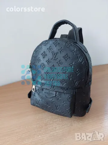 Черна раница  Louis Vuitton кодSG48, снимка 4 - Раници - 43956467