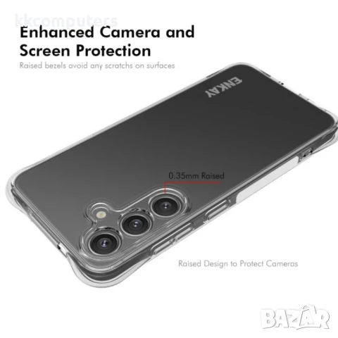 Samsung Galaxy S25 5G Удароустойчив ENKAY Силиконов Калъф и Протектор, снимка 3 - Калъфи, кейсове - 51418017