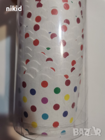 10 бр цветни ситни точки Картонени хартиени кошнички капсули поставки чашки за мъфини кексчета, снимка 2 - Други - 27743650