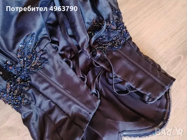 бална тъмносиня рокля, снимка 5 - Рокли - 56273102