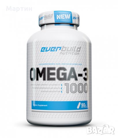 EVERBUILD Omega-3 / 90 Soft., снимка 1 - Хранителни добавки - 23107013