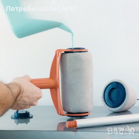  ВАЛЯК С РЕЗЕРВОАР ЗА БОЯДИСВАНЕ, снимка 3 - Други стоки за дома - 40155416