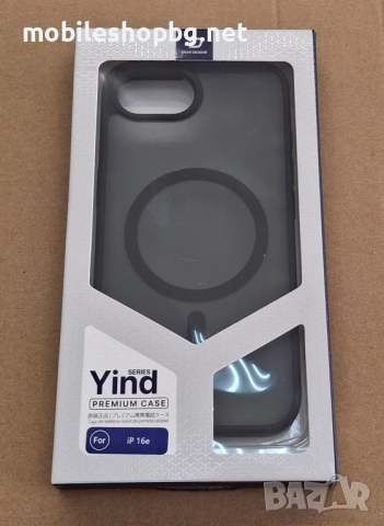 iPhone 16e калъф гръб MagSafe черен матов, снимка 2 - Калъфи, кейсове - 51493055