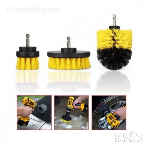 Комплект четки за автомобил Automat, Четки за почистване, 9 бр, снимка 3 - Аксесоари и консумативи - 38233751