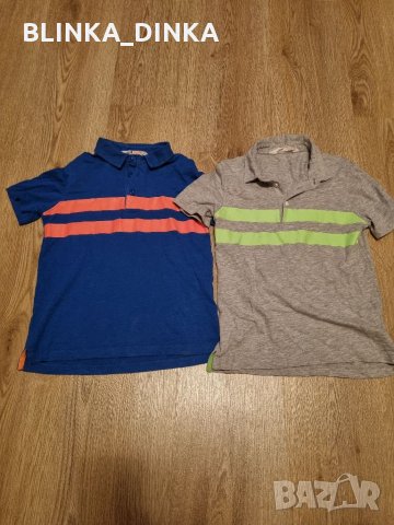 H&M 2 броя тениски 122/128, снимка 1 - Детски тениски и потници - 35020038