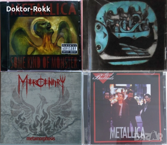 Metallica + Mercenary + My Morning Jacket– оригинални и неофициални CD дискове, снимка 1 - CD дискове - 49885064