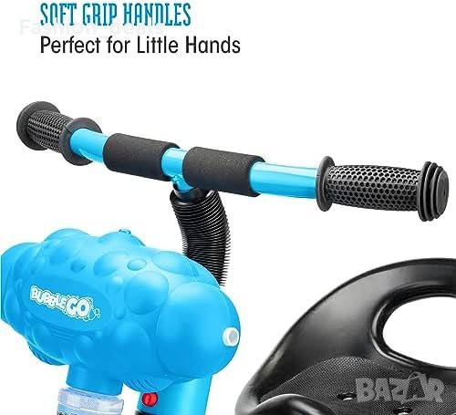 Нов Син велосипед на 3 колела за малки деца 3+ с машина за балончета Момичета Момчета Подарък, снимка 4 - Други - 42268652