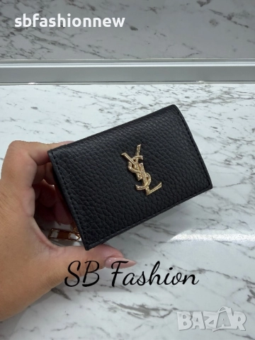 Ysl малко черно портмоне, снимка 3 - Портфейли, портмонета - 52702692
