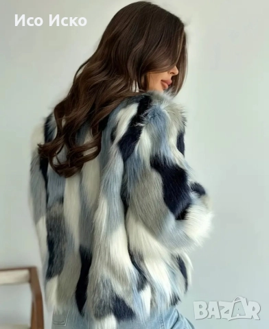 Дамско модерно зимно палто, снимка 3 - Якета - 52680558