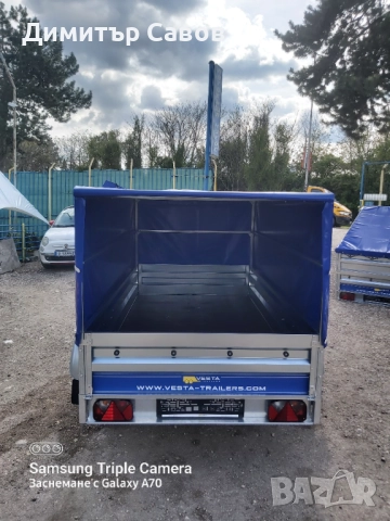 Туристическо ремарке VESTA LIGHT 25DA с брезент и шпригли Н120, снимка 7 - Ремаркета - 52209749