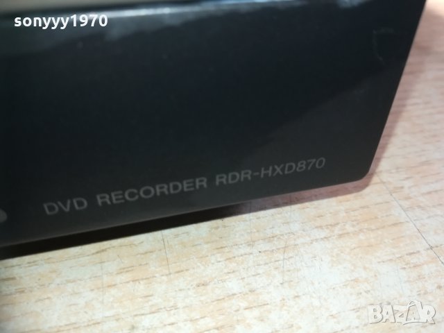 sony rdr-hxd870 dvd recorder-dvb/usb/hdd/dvd 0603211439, снимка 14 - Плейъри, домашно кино, прожектори - 32061860