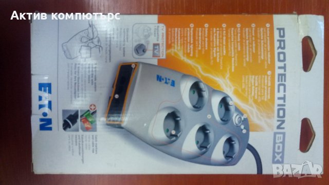 Разклонител Eaton Protection Box 5 tel@+TV 5 гнезда 66936