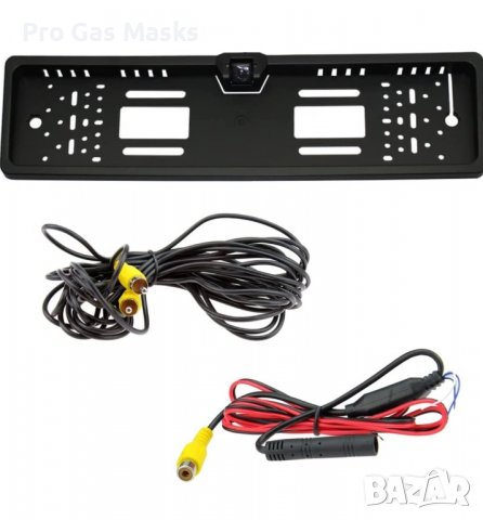 Задна камера с рамка за номер и Монитор с всички кабели само за 120 лв. За всички автомобили, камион, снимка 6 - Индустриална техника - 39555686